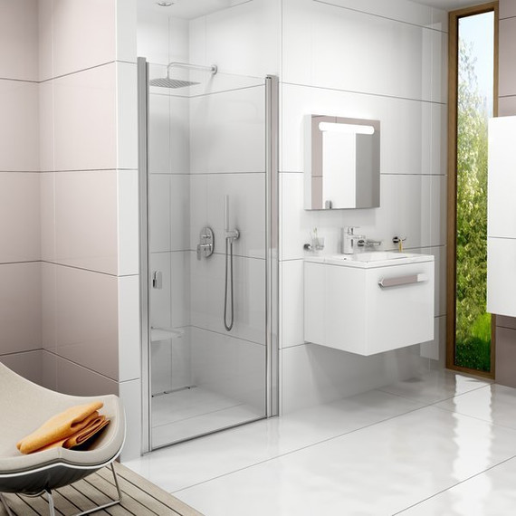Душевая дверь Ravak Chrome CSD1 80 см 0QV40C00Z1 алюминий/прозрачное - фото 