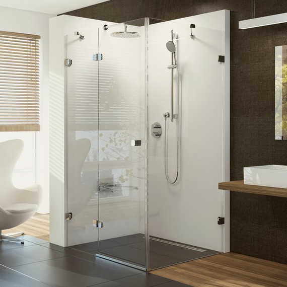 Душевое ограждение Ravak Brilliant BSDPS 90x90 см 0UL77A00Z1 L хром/прозрачное - фото 