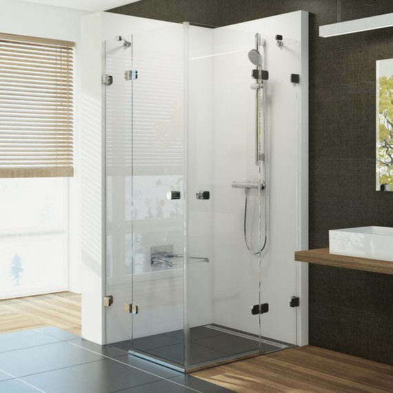 Душевое ограждение Ravak Brilliant BSRV4 100x100 см 1UVAAA00Z1 хром/прозрачное - фото 