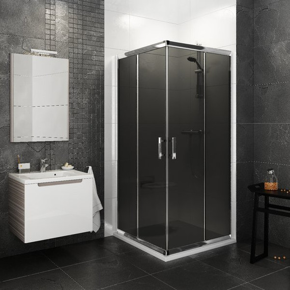 Душевое ограждение Ravak Blix BLRV2K 80x80 см 1XV40U00Z1 сатин/прозрачное - фото 3