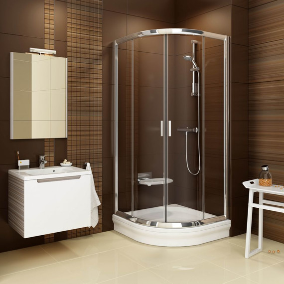 Душевое ограждение Ravak Blix BLCP4 90x90 см 3B270C00Z1 алюминий/прозрачное - фото 3