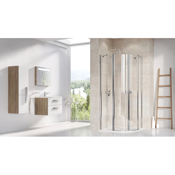 Душевое ограждение Ravak Chrome CSKK4 90x90 см 3Q170U00Z1 сатин/прозрачное - фото 3