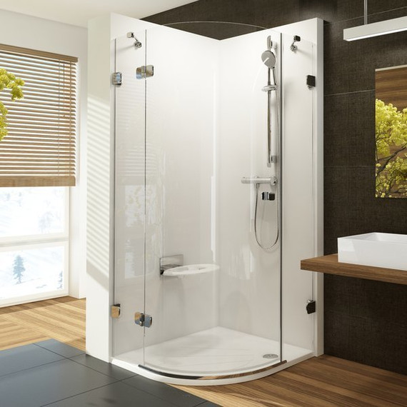 Душевое ограждение Ravak Brilliant BSKK3 100 см 3ULAAA00Y1 L хром/прозрачное - фото 