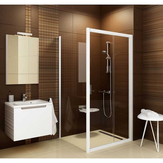 Душевое ограждение Ravak Blix BLDP2+BLPS 120х80 см, белый/прозрачное - фото 3