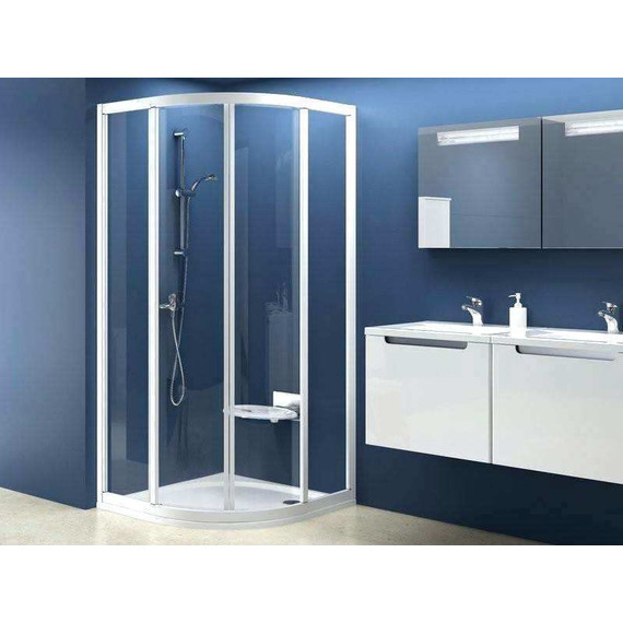 Душевое ограждение Ravak Supernova SKCP4 90x90 см 3117O102Z1 белый/прозрачное - фото, картинка 4 Душевое ограждение Ravak Supernova SKCP4 90x90 см 3117O102Z1 белый/прозрачное - фото 4