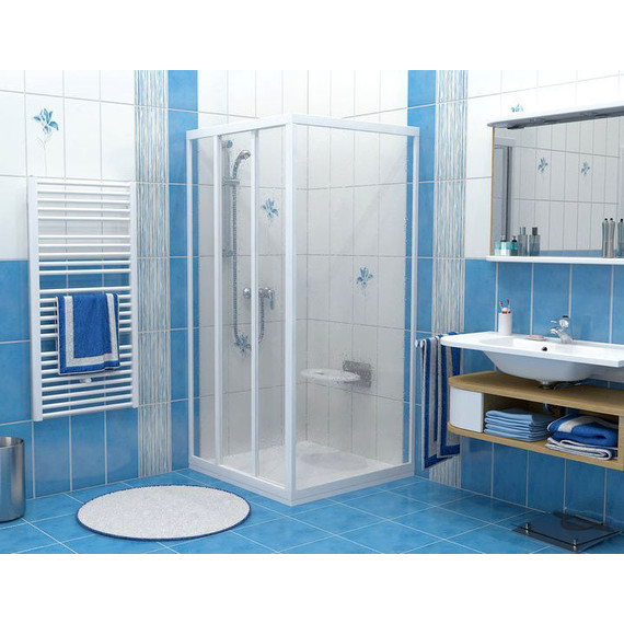 Душевое ограждение Ravak Supernova ASDP3+APSS 80x80 см, белый/прозрачное - фото 6