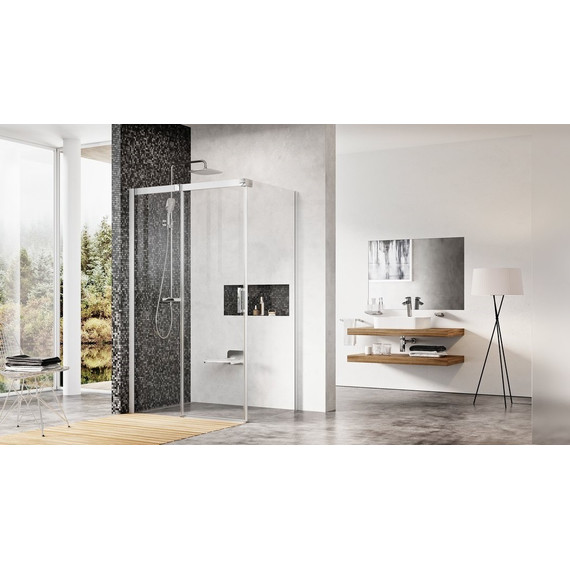 Душевое ограждение Ravak Matrix MSDPS 100х80 см 0WLA4C00Z1 L алюминий/прозрачное - фото 3