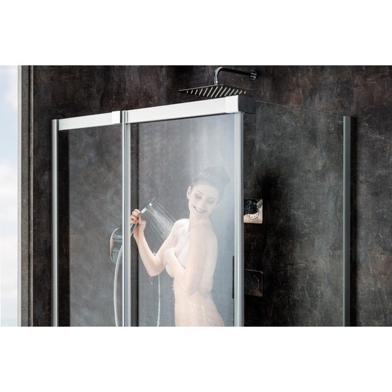 Душевое ограждение Ravak Matrix MSDPS 100х80 см 0WLA4U00Z1 L сатин/прозрачное - фото 9