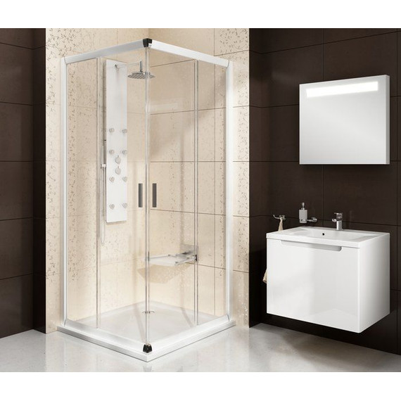 Душевое ограждение Ravak Blix BLRV2K 80x80 см 1XV40100ZG белый/матовое - фото 3