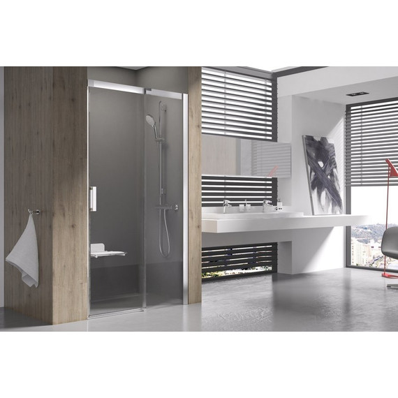 Душевая дверь Ravak Matrix MSD2 100 см 0WPA0100Z1 R белый/прозрачное - фото 4