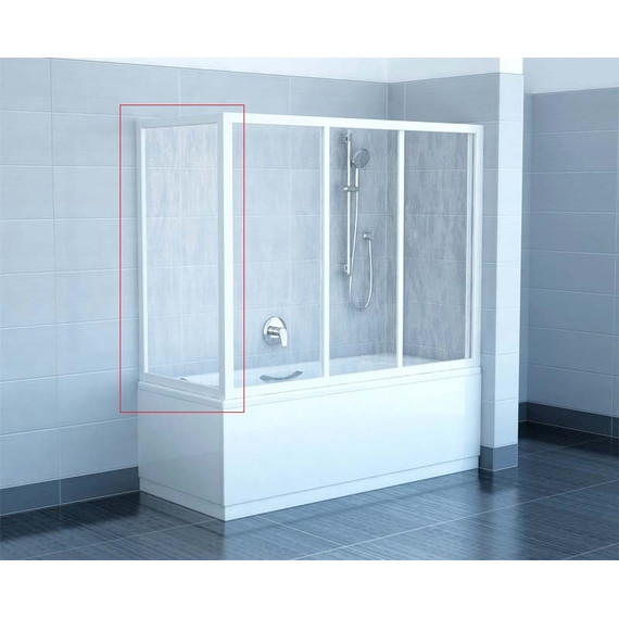 Торцевая шторка Ravak Supernova APSV 70 см 95010102Z1 белый/прозрачное - фото 2