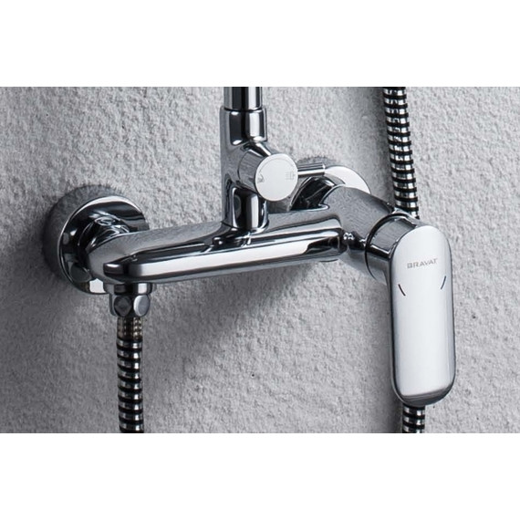 Душевая стойка BRAVAT OPAL R F9125183CP-A2-RUS - фото, картинка 6 Душевая стойка BRAVAT OPAL R F9125183CP-A2-RUS - фото 6