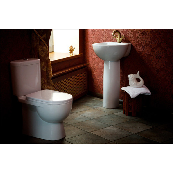 Унитаз-компакт Sanita Luxe Art Luxe WC.CC/Art/2-DM/WHT.G/S1 с крышкой микролифт - фото 6