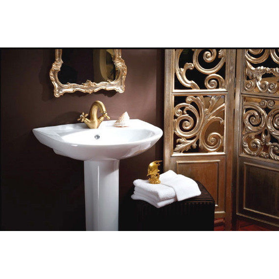 Умывальник Sanita Luxe Classic Luxe 65 см WB.PD/Classic/65-C/WHT.G/S1 - фото, картинка 7 Умывальник Sanita Luxe Classic Luxe 65 см WB.PD/Classic/65-C/WHT.G/S1 - фото 7