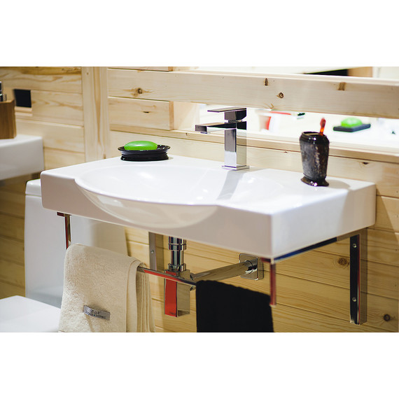 Раковина Sanita Luxe INFINITY 65 см WB.FN/Infinity/65-C/WHT.G/S1 - фото 4