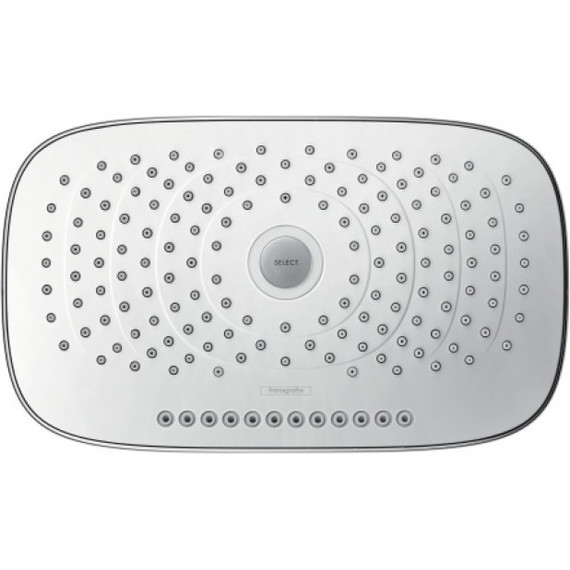 Верхний душ Hansgrohe Raindance Select E 300 3jet 26468400, латунь, белый/хром - фото 2