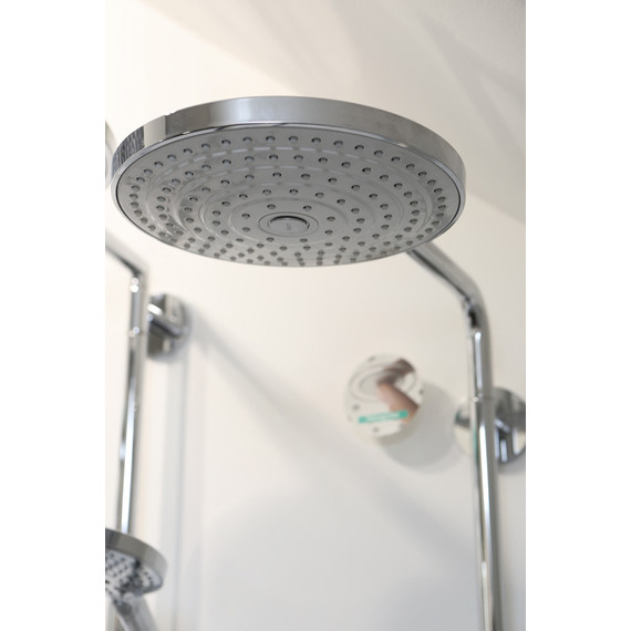 Душевая стойка с термостатом Hansgrohe Raindance Select S Showerpipe 240 2jet 27129400, белый/хром - фото 3
