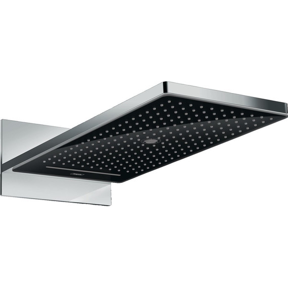 Верхний душ Hansgrohe Rainmaker Select 580 3jet 24001600, латунь/стекло, чёрный/хром - фото 