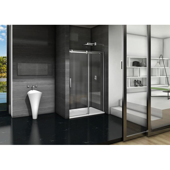 Душевая дверь Bas Galaxy WTW-110-C-CH 110 см хром/прозрачное - фото, картинка 5 Душевая дверь Bas Galaxy WTW-110-C-CH 110 см хром/прозрачное - фото 5