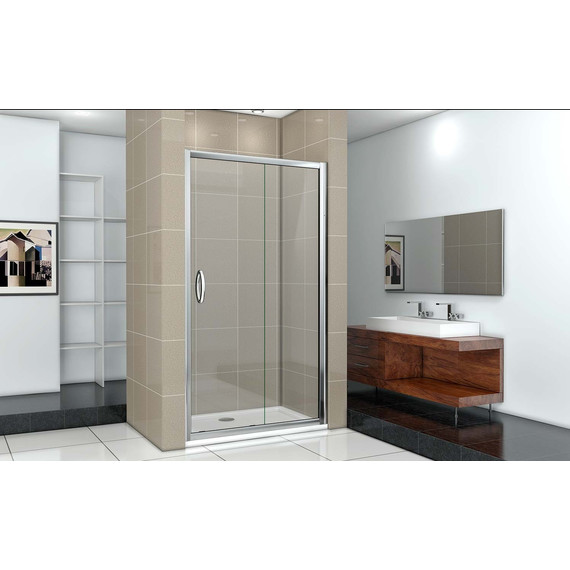 Душевая дверь Bas Infinity WTW-110-G-CH 110 см хром/матовое - фото 4