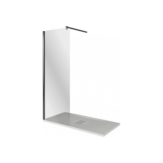 Душевая перегородка Bas Walk In SP-90-C-CH 90 см хром/прозрачное - фото 4