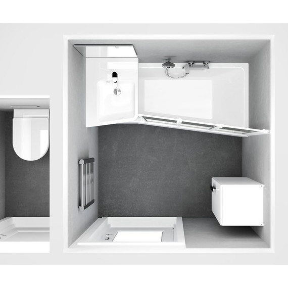 Ванна акриловая Ravak BeHappy II 150x75 см C981000000 L, Размер - мм: 1500х750 - фото 7