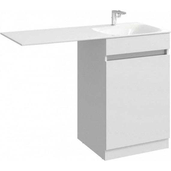 Тумба напольная с раковиной-столешницей Aqwella Forma 115 см FOR0105KR, б/к - фото 4