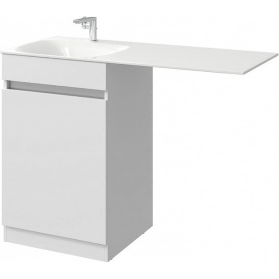 Тумба напольная с раковиной-столешницей Aqwella Forma 115 см FOR0105KL, б/к - фото 4