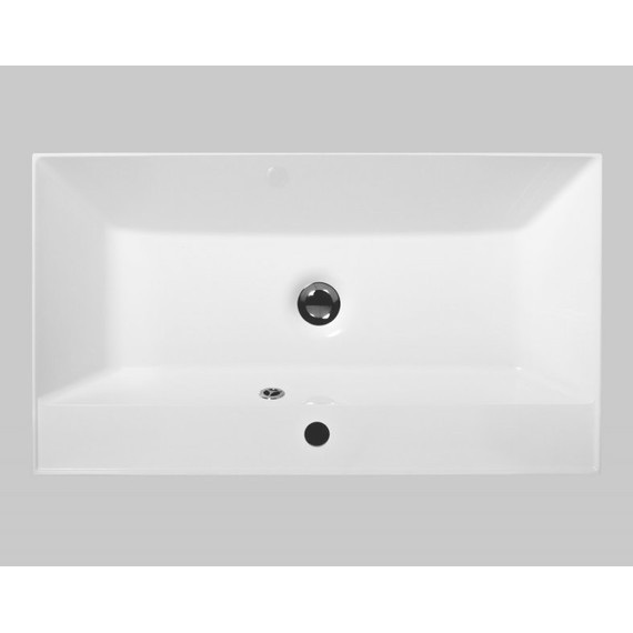 Тумба подвесная с раковиной BelBagno VITTORIA-800-2C-SO-BL 80 см, белый - фото 6