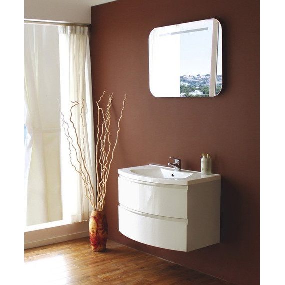 Тумба подвесная с раковиной BelBagno PROSPERO 80 см BB800DVC/MO, мятный - фото 3