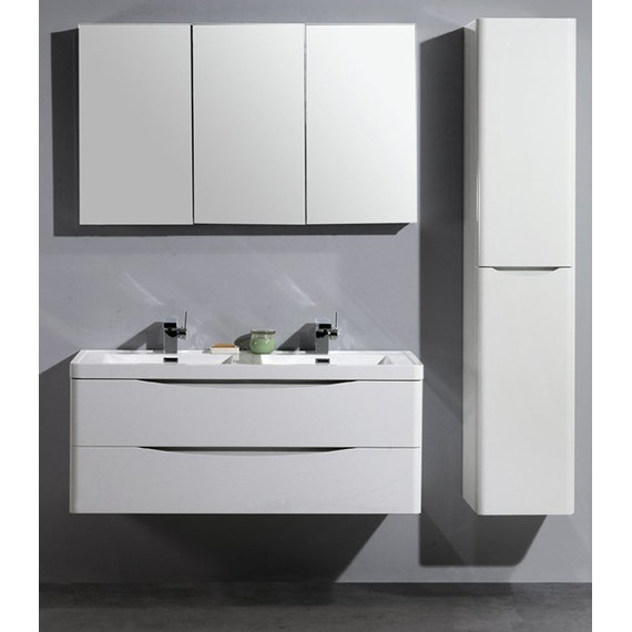 Пенал подвесной BelBagno ANCONA-N-1500-2A-SC-BL-L 40 см, левый, белый - фото, картинка 4 Пенал подвесной BelBagno ANCONA-N-1500-2A-SC-BL-L 40 см, левый, белый - фото 4