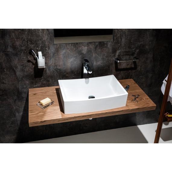 Столешница Ravak Formy L 80 см X000000836, тёмный орех - фото 5