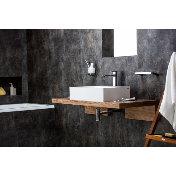 Столешница Ravak Formy L 80 см X000000836, тёмный орех - фото 8