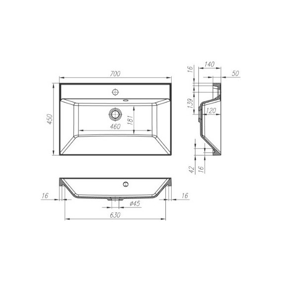 Тумба подвесная с раковиной BelBagno AURORA-700-2C-SO-RNN 70 см, Rovere Nebrasca Nature, Цвет фасада: Rovere Nebrasca Nature - фото, картинка 8 Тумба подвесная с раковиной BelBagno AURORA-700-2C-SO-RNN 70 см, Rovere Nebrasca Nature, Цвет фасада: Rovere Nebrasca Nature - фото 8