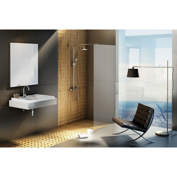 Душевая перегородка Ravak Walk-In Wall 120 см GW9WG0300Z1 чёрный/прозрачное - фото 2