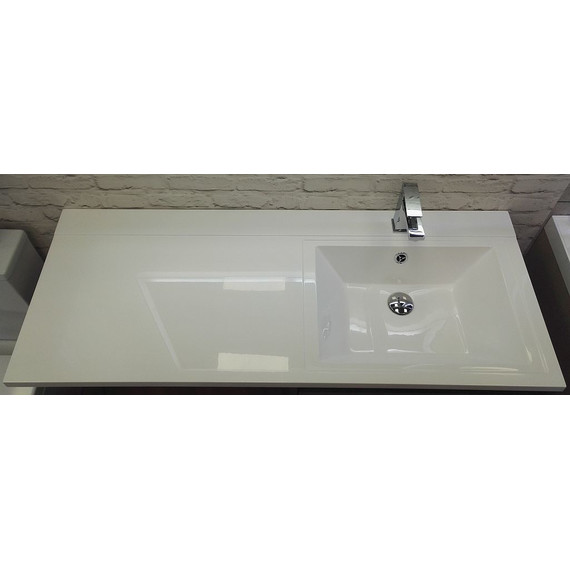 Тумба напольная с раковиной-столешницей BelBagno KRAFT-LVD-580/1200-2C-PIA-PP 120 см R, Pino Pasadena - фото 10