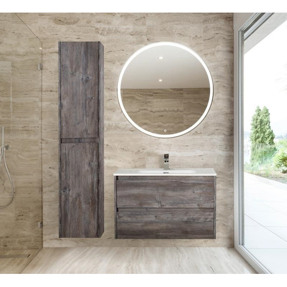 Тумба подвесная с раковиной BelBagno KRAFT-800-2C-SO-PP 80 см, Pino Pasadena - фото, картинка 3 Тумба подвесная с раковиной BelBagno KRAFT-800-2C-SO-PP 80 см, Pino Pasadena - фото 3