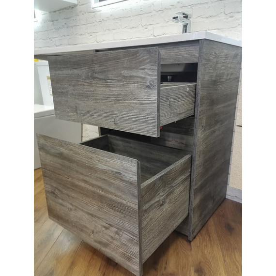 Тумба напольная с раковиной-столешницей BelBagno KRAFT-LVD-580/1200-2C-PIA-PP 120 см R, Pino Pasadena - фото 3