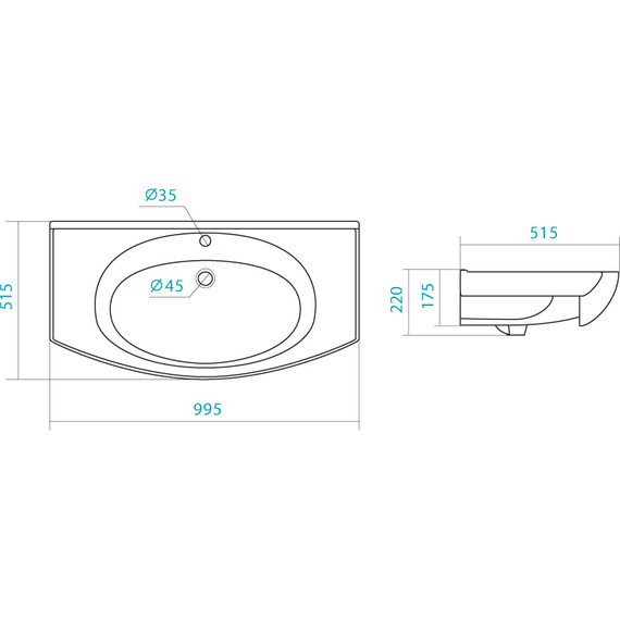 Тумба напольная с раковиной Стиль Коралл-100 см, белый - фото, картинка 5 Тумба напольная с раковиной Стиль Коралл-100 см, белый - фото 5