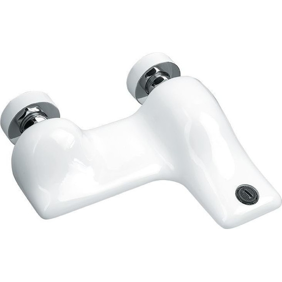 Смеситель для ванны Timo Helmi 4014/00-16Y, хром/белый - фото 3