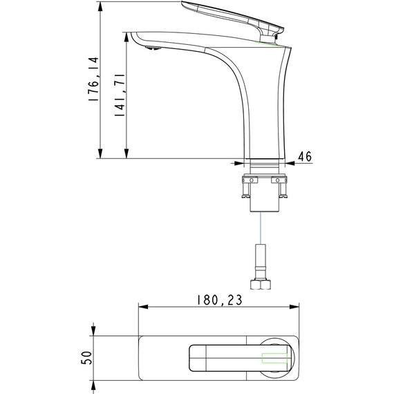 Смеситель для раковины Timo Helmi 4061/00-16F, хром/белый - фото 4