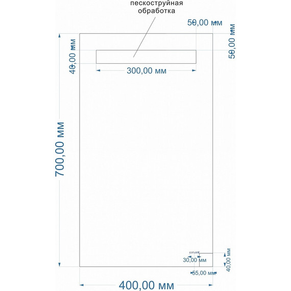 Зеркало Cersanit Base 010 Led 40 см KN-LU-LED010*40-b-Os - фото 6