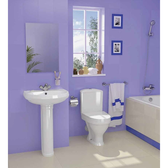 Унитаз-компакт Santeri Вест 1.P201.8.S00.00B.F с крышкой полипропилен - фото, картинка 2 Унитаз-компакт Santeri Вест 1.P201.8.S00.00B.F с крышкой полипропилен - фото 2