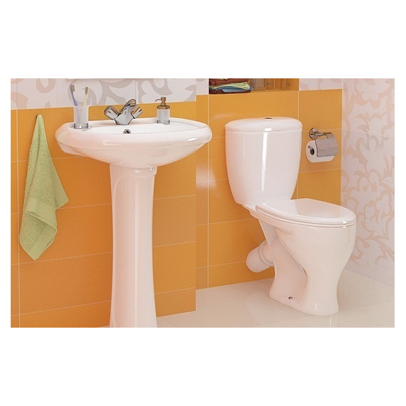 Унитаз-компакт Santeri Воротынский 1.P401.7.S00.00B.F с крышкой полипропилен - фото 2