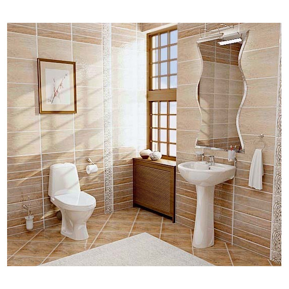 Унитаз-компакт Santeri Соната 1.P201.2.S00.00B.F с крышкой полипропилен - фото 3