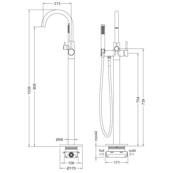 Смеситель для ванны Timo Saona 2310/00Y-CR - фото 5