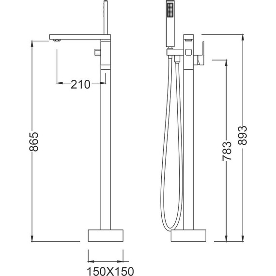 Смеситель для ванны Timo Selene 2200/00Y-CR - фото, картинка 3 Смеситель для ванны Timo Selene 2200/00Y-CR - фото 3