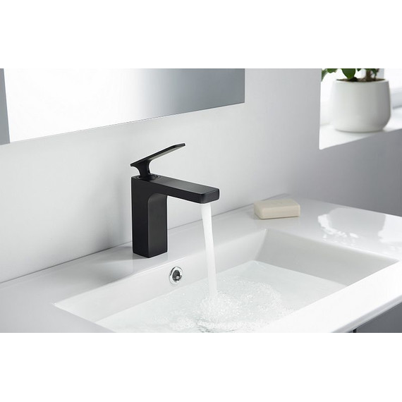 Смеситель для раковины Timo Torne 4361/03F, черный - фото, картинка 4 Смеситель для раковины Timo Torne 4361/03F, черный - фото 4