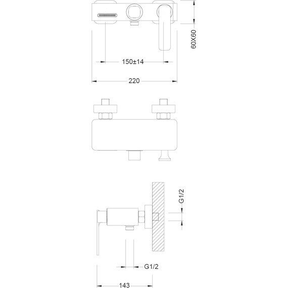 Смеситель для ванны Timo Torne 4314/00-16Y, хром/белый - фото 8