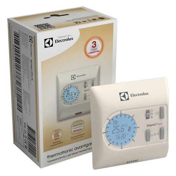 Терморегулятор программируемый Electrolux Thermotronic ETA-16 (Avantgarde) - фото 3